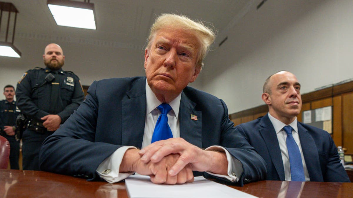 trump in court