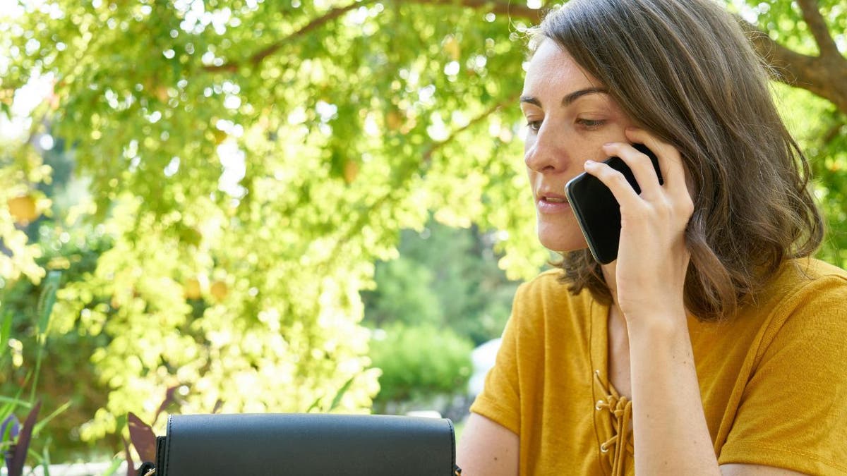 woman on phone