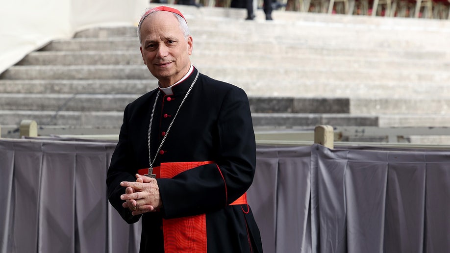 Pope Leo XIV in black
