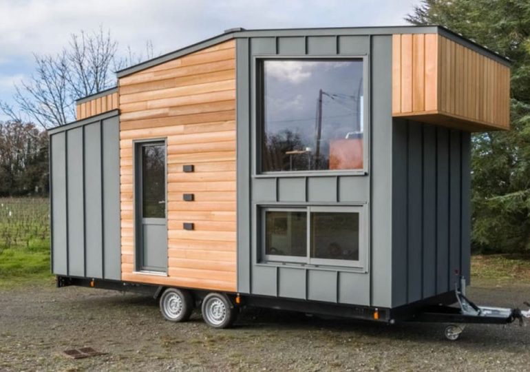How this tiny house flips its design with upside-down layout