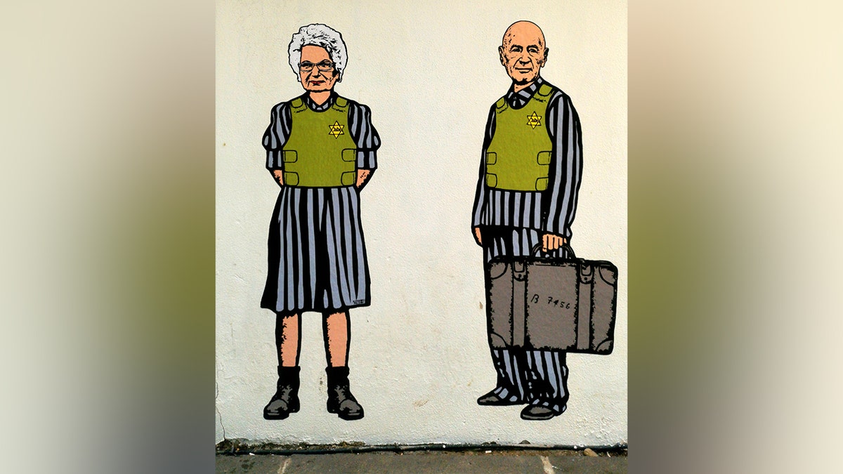 Italian mural of Holocaust survivors defaced in act of antisemitism: 'Damages walls but not history'