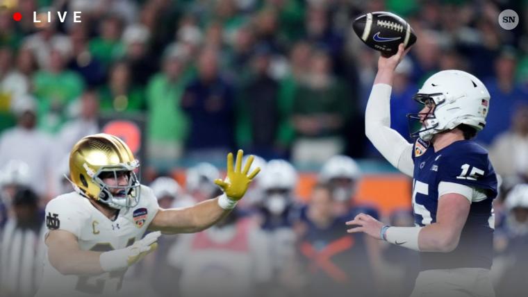 Notre Dame vs. Penn State live score, updates, highlights from 2025 College Football Playoff semifinals