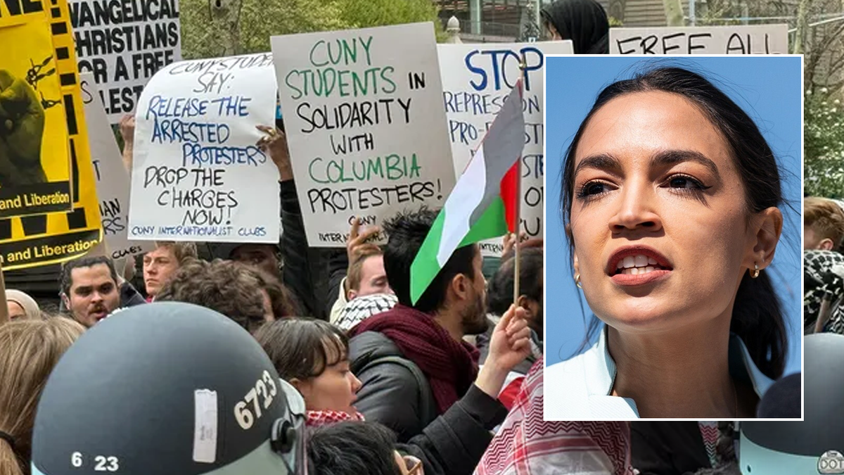 Hysterical town hall attendee interrupts AOC, yells about 'genocide' in Gaza: 'You're a liar!'