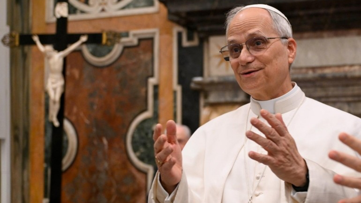Pope Leo says family based on ‘union between a man and a woman,’ defends dignity of unborn